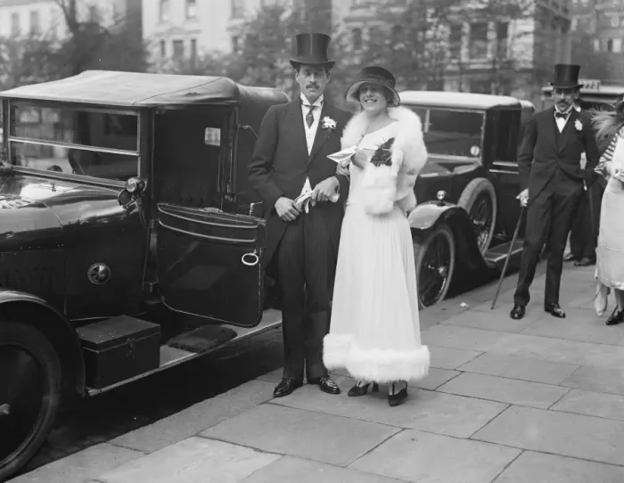 Framed Print : Peers brother weds former wife of famous airman. The Honourable James H B Rodney