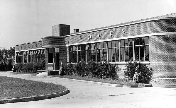 The Penguin Books building at Harmondsworth Middlesex. The firm moved to this factory