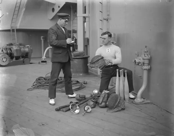 Framed Print : Petty Officer Craig to be in charge of gym on HMS Repulse. Petty Officer Craig Framed Print : Petty Officer Craig to be in charge of gym on HMS Repulse. Petty Officer Craig