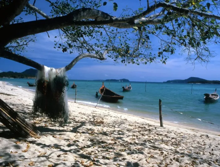 Framed Print : Phunket beach to South Near Cape Phromthen Framed Print : Phunket beach to South Near Cape Phromthen