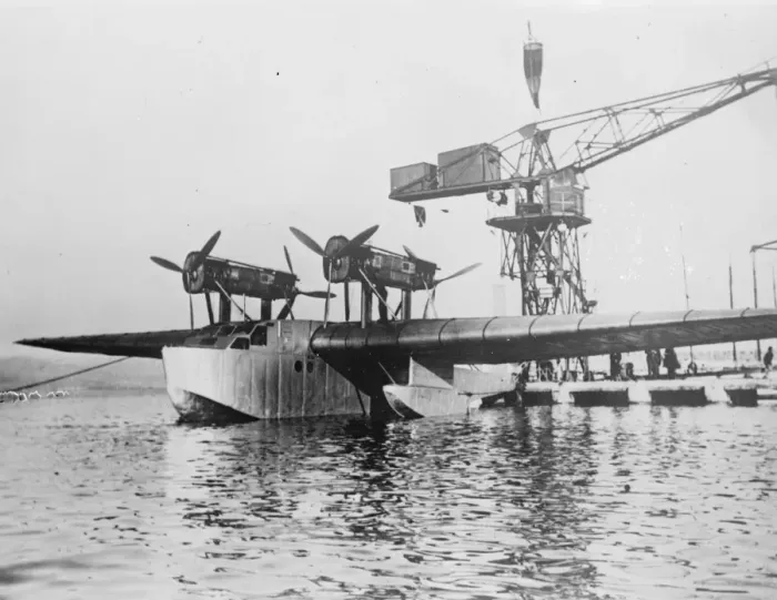 Framed Print : Picture of flying boat. January 1934 Framed Print : Picture of flying boat. January 1934