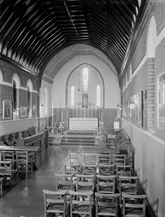 Framed Print : A picture of the interior of St Marys Home chapel in Stone, Kent