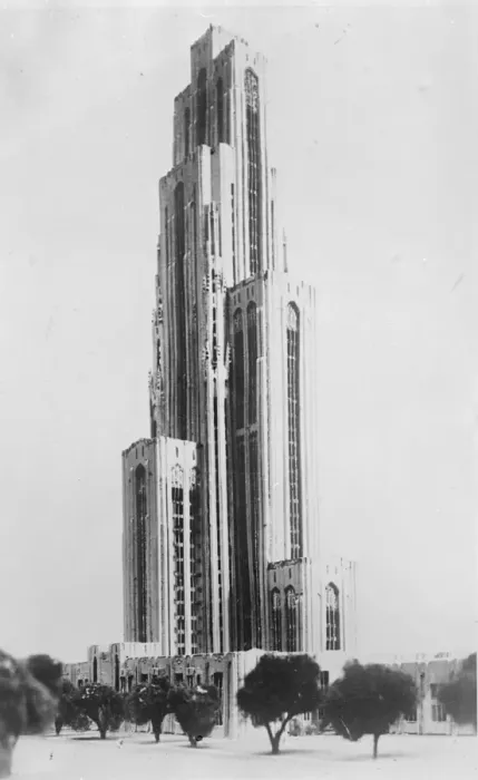 Framed Print : Pittsburghs Cathedral of Learning A model of Pittsburghs Cathedral of