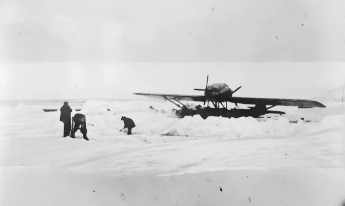 Framed Print : The polar flight Ice work 6 July 1925 Framed Print : The polar flight Ice work 6 July 1925