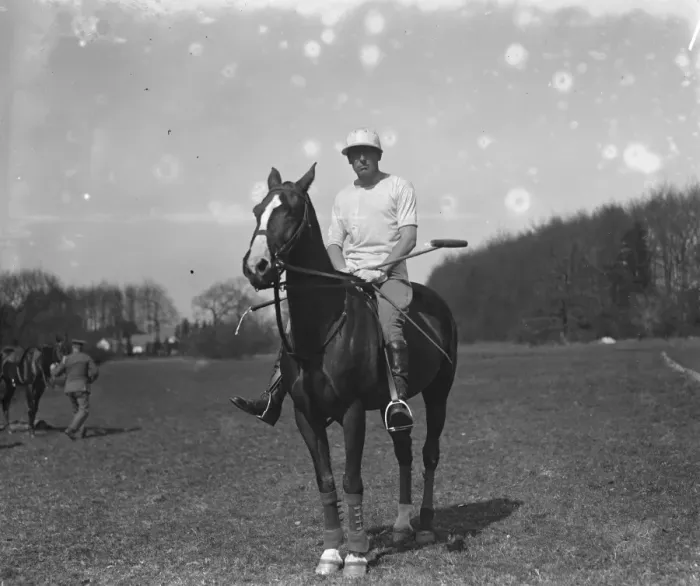 Framed Print : Polo at the Hurlingham Club. Lord Wodehouse for the English team. 1921 Framed Print : Polo at the Hurlingham Club. Lord Wodehouse for the English team. 1921