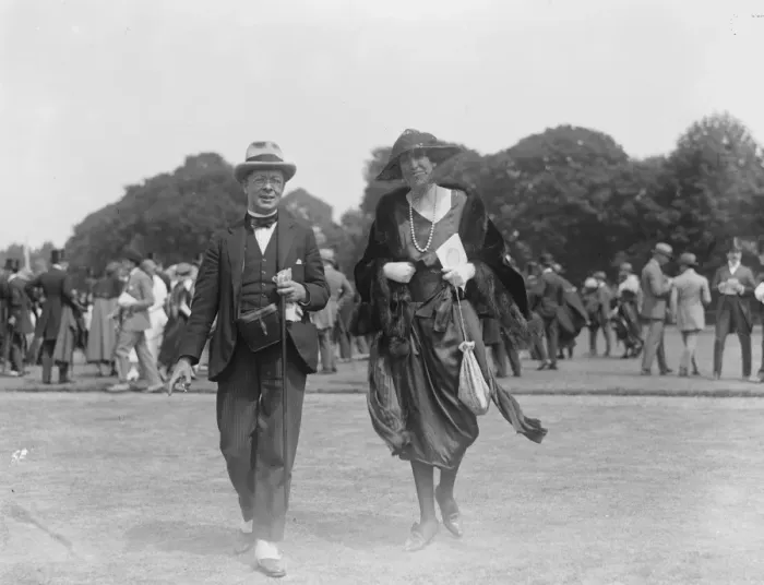 Framed Print : Polo at Hurlingham. Mr James Heddle and Mrs McCullum Scott Framed Print : Polo at Hurlingham. Mr James Heddle and Mrs McCullum Scott