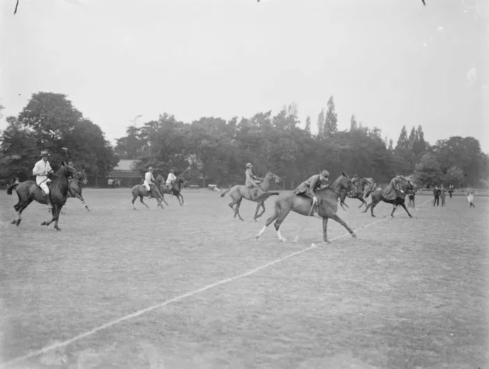 Framed Print : Polo at Ranelagh, Berkshire - Ladies take part in Polo Match Mrs Hitchcock Framed Print : Polo at Ranelagh, Berkshire - Ladies take part in Polo Match Mrs Hitchcock
