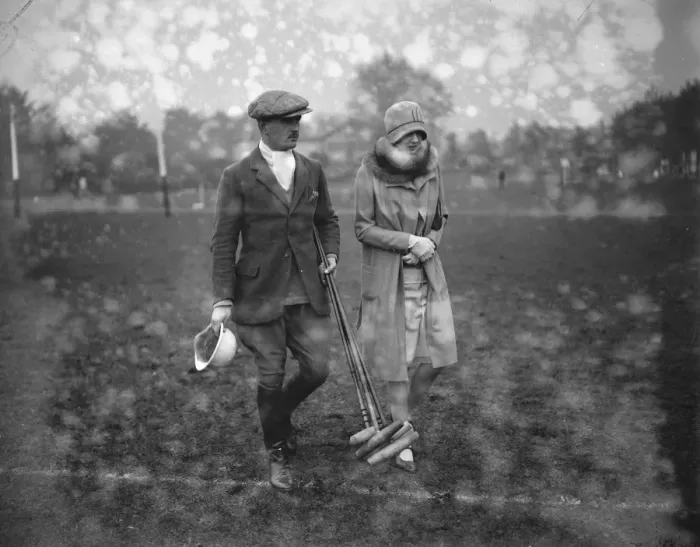 Framed Print : Polo at Ranelagh. Mr and Hon Mrs Walter Sale. 2 May 1928 Framed Print : Polo at Ranelagh. Mr and Hon Mrs Walter Sale. 2 May 1928