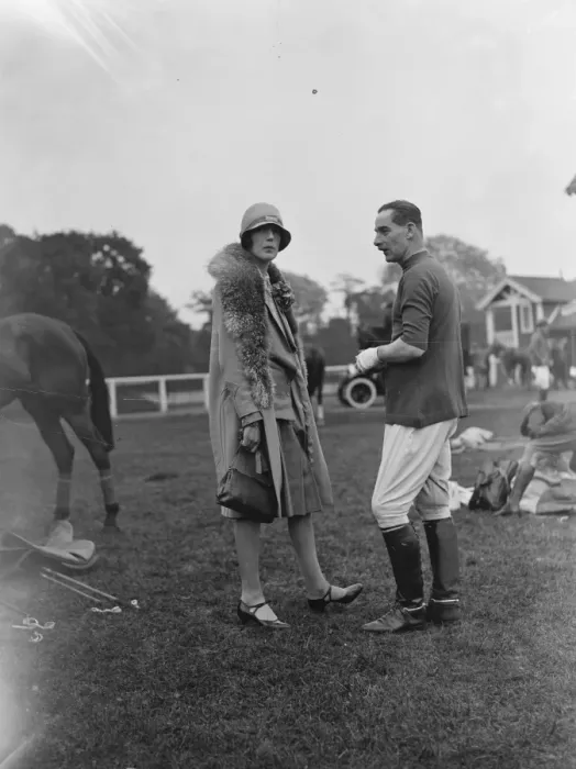Framed Print : Polo at Ranelagh - Ramblers versus Wasps. Lady Furnival and Captain J C Rogerson Framed Print : Polo at Ranelagh - Ramblers versus Wasps. Lady Furnival and Captain J C Rogerson