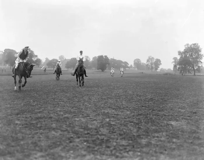Framed Print : Polo at Roehampton, Early Risers Earl of Beatty and Lord Londonderry Framed Print : Polo at Roehampton, Early Risers Earl of Beatty and Lord Londonderry