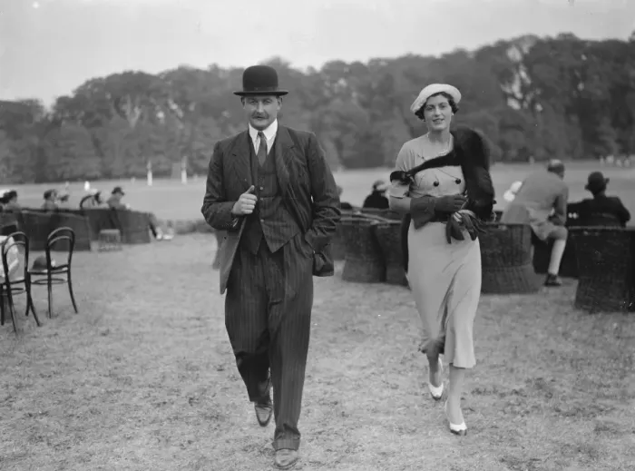 Framed Print : At the Polo tournament at Cowdray Park, Midhurst, Sussex - Mr and Mrs Wingfield Framed Print : At the Polo tournament at Cowdray Park, Midhurst, Sussex - Mr and Mrs Wingfield