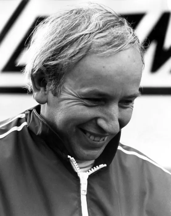 Framed Print : A portrait of John Surtees ex World Champion motor cyclist and F1 racing car driver