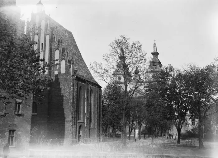Framed Print : Posen, Poland. The Cathedral. 24 October 1921 Framed Print : Posen, Poland. The Cathedral. 24 October 1921