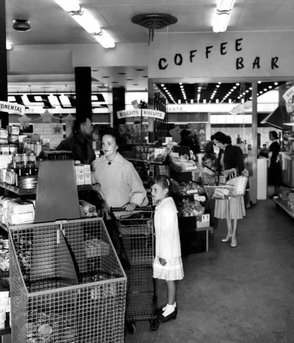 Framed Print : The Premier Supermarket at Crawley, Sussex. 1958 Framed Print : The Premier Supermarket at Crawley, Sussex. 1958