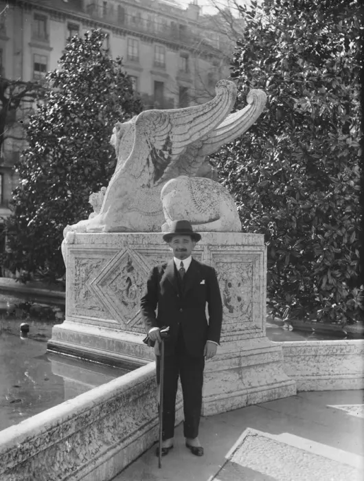 Framed Print : The President of the League of Nations Senor Affonso Costa of Portugal, the newly Framed Print : The President of the League of Nations Senor Affonso Costa of Portugal, the newly