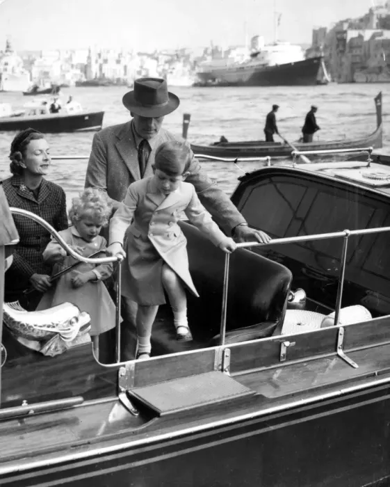 Framed Print : Prince Charles and Princess Anne are having the time of their lives in Malta. Today