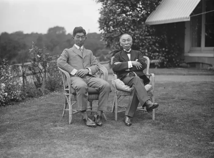 Framed Print : Prince Chichibu in residence at Kenry house. Prince Chichibu, second son of Framed Print : Prince Chichibu in residence at Kenry house. Prince Chichibu, second son of