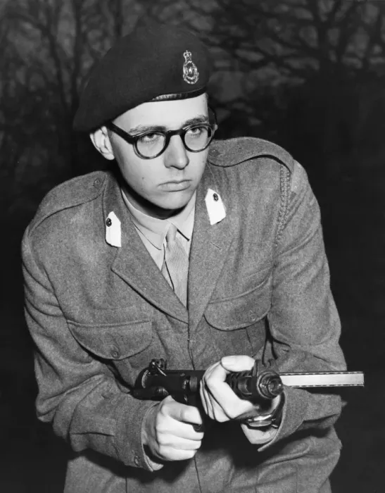 Framed Print : Prince Leka - son of ex-king Zog of Albania training at Sandhurst 8th March 1958