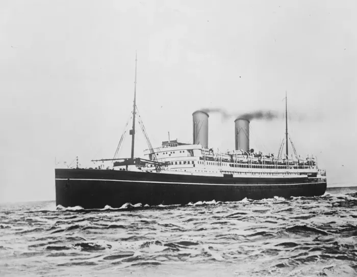 Framed Print : To Take the Prince of Wales to Canada, Luxurious liner which holds an Antlantic Framed Print : To Take the Prince of Wales to Canada, Luxurious liner which holds an Antlantic