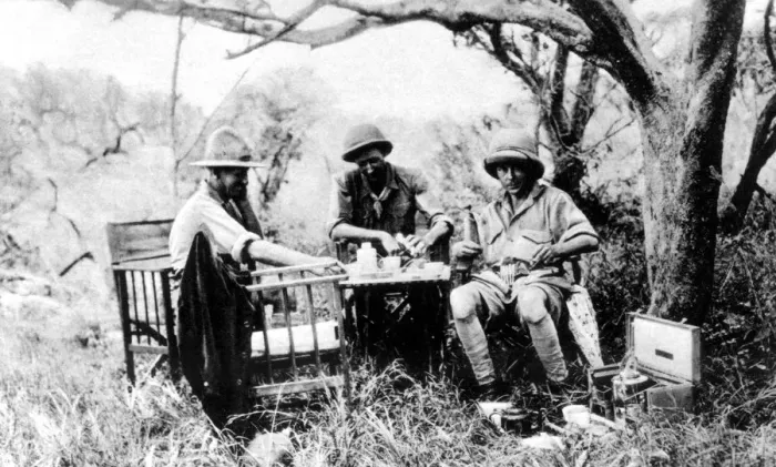 Framed Print : Prince of Wales (Edward VIII) on Safari in Kenya 1930 Framed Print : Prince of Wales (Edward VIII) on Safari in Kenya 1930