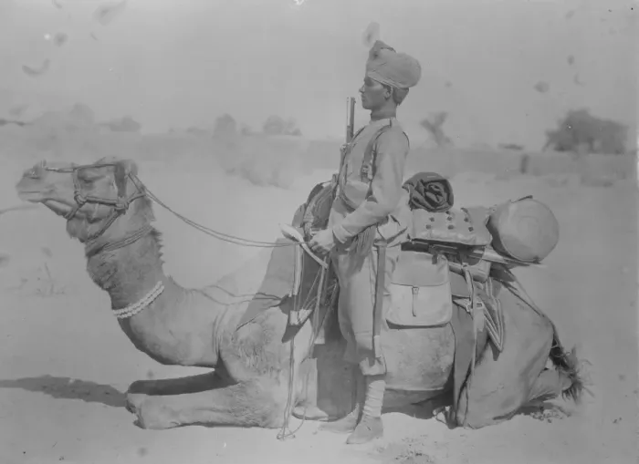 Framed Print : The Prince of Wales guard of honour. The Prince of Wales is spending the week end at Bikaner Framed Print : The Prince of Wales guard of honour. The Prince of Wales is spending the week end at Bikaner