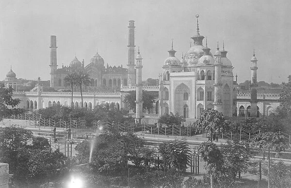 The Prince of Wales at Lucknow. A striking view of Lucknow from the Terrace of Hocseinabad