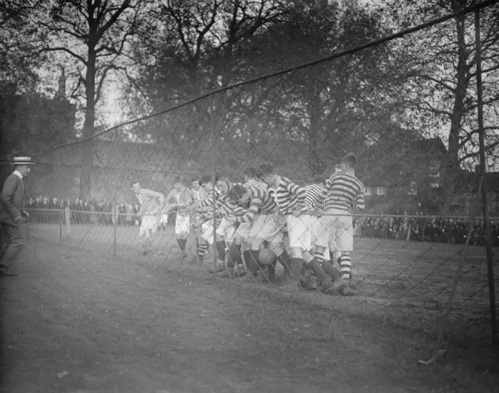 Framed Print : The Prince of Wales at Winchester College. The football match in progress. 7 Framed Print : The Prince of Wales at Winchester College. The football match in progress. 7