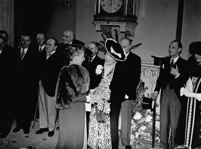 Framed Print : Princess Alice Countess of Athlone, opened an exhibition of Royal and Historic Treasures Framed Print : Princess Alice Countess of Athlone, opened an exhibition of Royal and Historic Treasures