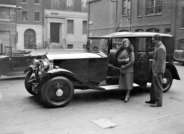 Framed Print : Princess Arthur of Connaught and Rolls - Royce Car. 30 April 1932 Framed Print : Princess Arthur of Connaught and Rolls - Royce Car. 30 April 1932