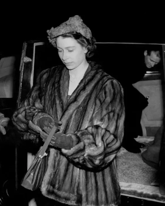 Framed Print : Princess and Duke Take Tea Princess Elizabeth, who was accompanied by the Duke