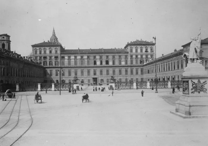 Framed Print : Princess Marie Joses future home. The Royal Palace at Turin, which will be Framed Print : Princess Marie Joses future home. The Royal Palace at Turin, which will be