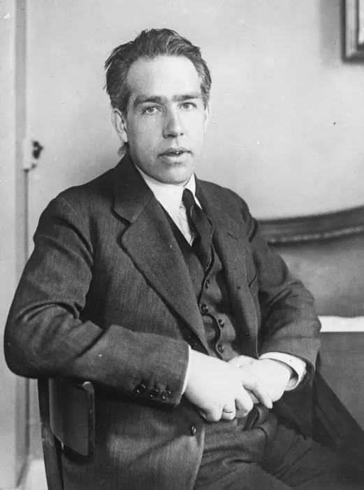Framed Print : Professor Niels Bohr, the famous Danish physicist, who has accepted an invitation