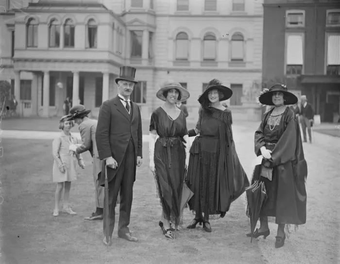 Framed Print : The Queen attends a Garden Party at St James Palace Lady Cunningham, Mrs J B Paget Framed Print : The Queen attends a Garden Party at St James Palace Lady Cunningham, Mrs J B Paget