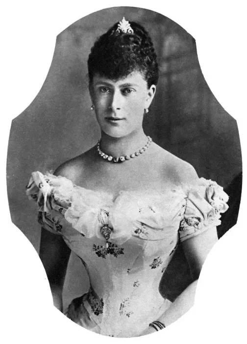 Framed Print : Queen Mary as Princess May of Teck pictured in 1893 before her marriage