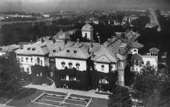 Framed Print : Queen of Romanias home photographed from the air The charming Royal Palace of Framed Print : Queen of Romanias home photographed from the air The charming Royal Palace of