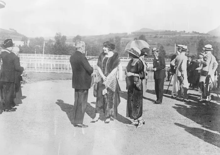 Framed Print : Queen of Spain at the Races a chat with the Premier The Queen of Spain at Santander Framed Print : Queen of Spain at the Races a chat with the Premier The Queen of Spain at Santander