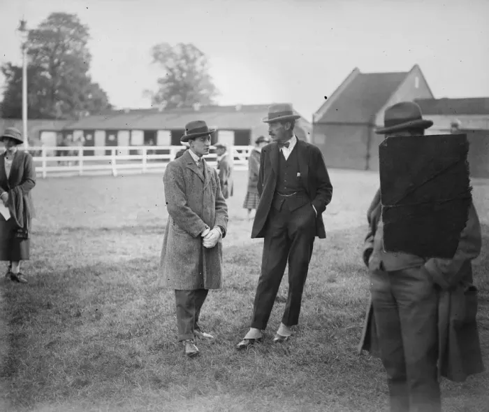 Framed Print : Racing Celebrities Attend Newmarket October Yearlings Sale Left to right, Victor Framed Print : Racing Celebrities Attend Newmarket October Yearlings Sale Left to right, Victor