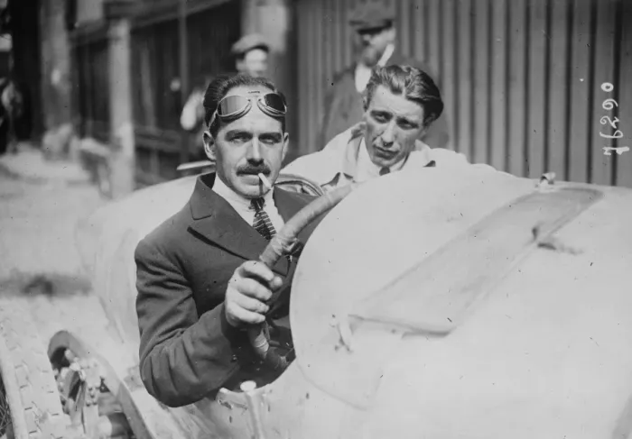 Framed Print : Racing motorist crashes. Signor Foresti, the Italian racing motorist, who made Framed Print : Racing motorist crashes. Signor Foresti, the Italian racing motorist, who made