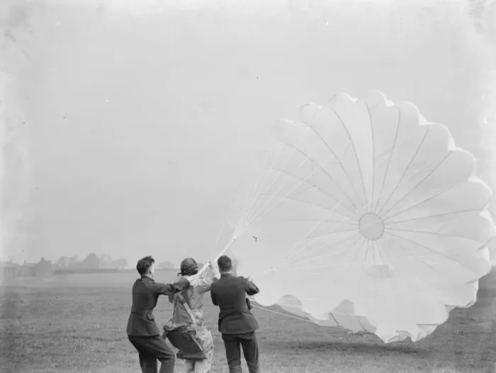 Framed Print : RAF Empire air day rehearsal at Biggin Hill, Kent. Pilots of 32 and 79 squadron Framed Print : RAF Empire air day rehearsal at Biggin Hill, Kent. Pilots of 32 and 79 squadron