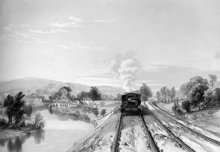 Framed Print : Railway and Avon near Bath Framed Print : Railway and Avon near Bath
