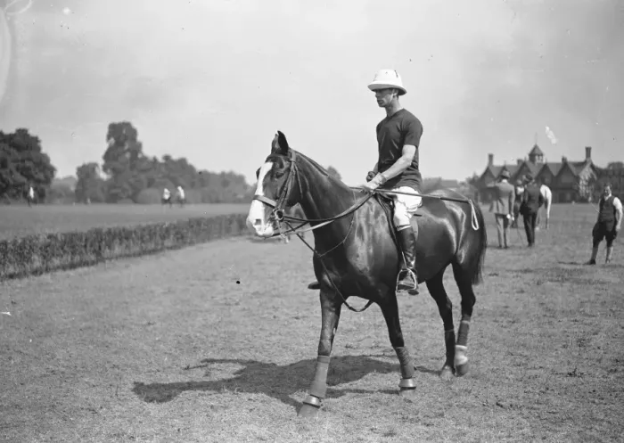Framed Print : At Ranelagh. The Duke of York. 13 July 1927