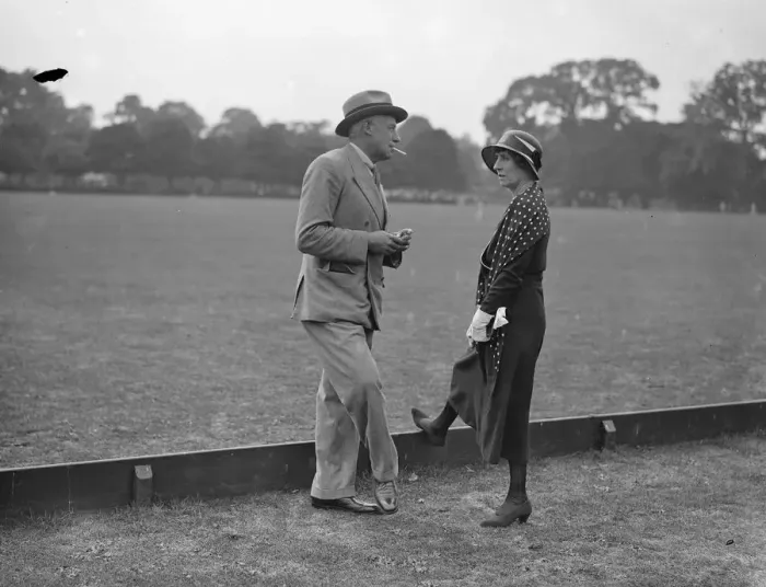 Framed Print : Ranelagh farm polo club. Kings Coronation Cup Final Earl of Kimberley and Mrs