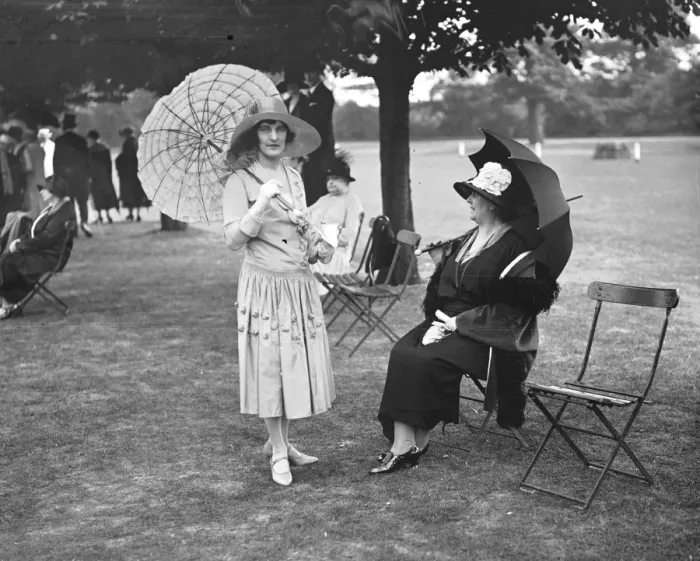Framed Print : Ranelagh - Lords versus Commons. Lady Duckingham and Miss Rivett Carnac. 1926 Framed Print : Ranelagh - Lords versus Commons. Lady Duckingham and Miss Rivett Carnac. 1926