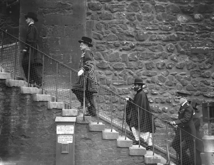 Framed Print : Ras Tafari at the Tower of London. 8 July 1924 Framed Print : Ras Tafari at the Tower of London. 8 July 1924