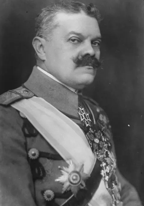 Framed Print : Ready for Prince Carol. General Nikoleanu, Chief of the Romanian secret Police