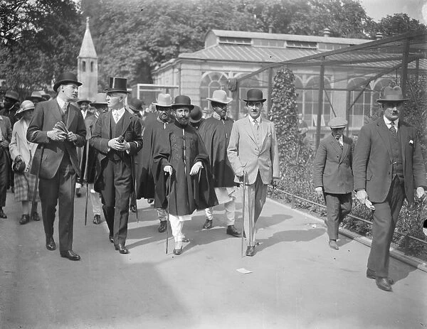The Regent of Abyssinia at the zoo. 9 July 1924