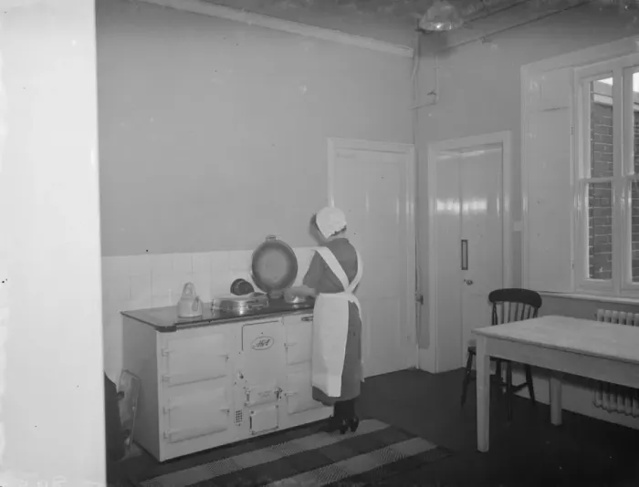 Framed Print : Riseley maternity home in Horton Kirby. The interior of the wards Framed Print : Riseley maternity home in Horton Kirby. The interior of the wards