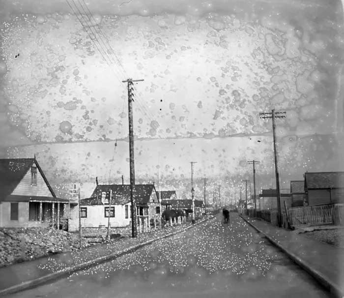 Framed Print : A road of bungalows at Shoreham - by - Sea, West Sussex. 1931 Framed Print : A road of bungalows at Shoreham - by - Sea, West Sussex. 1931