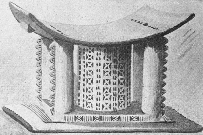 Framed Print : Robbed the Golden Stool of Ashanti The Chief and a subordinate who were concerned