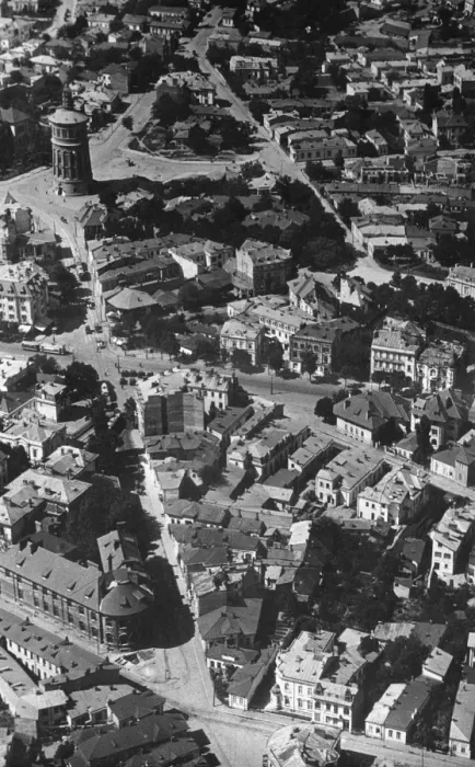 Framed Print : Romania, Bucharest. An aerial view showing the Boulevard Pache Protopascu Framed Print : Romania, Bucharest. An aerial view showing the Boulevard Pache Protopascu